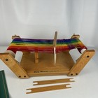 Vtg Easy Weaver Hardwood Woven Handloom Harrisville Designs Tabletop Shuttle