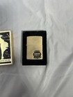 Zippo Solid Brass Commemorative Lighter 1932-1982 Bradford  Pa W  Box