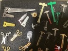 Vintage Lot Of Cracker Jack Gumball Machine Prizes Tools Toys