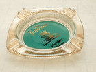 Vintage Mcm Hotel Tropicana Las Vegas Nevada Ashtray Clear Honey Glass
