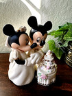 Lenox Disney  minnie s Dream Wedding Cake  Porcelain Figurine Topper 24k Accent