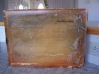 Antique Victorian Wood Box Painted By J w  Carmichael Homeward Bound Scene