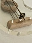 Vintage 1940s Mid-century Modern Lucite Guitar Brooch  n-2