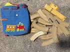 Lot Of 49pc  Vintage Tomas And Friends Trains Plus Assorted Tracks W h Bag Used