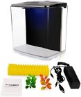 Freesea 1 4 Gallon Aquarium Square Starter Kits W  Led Betta Fish Tank
