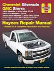 Chevrolet Silverado Gmc Sierra Repair Service Workshop Manual Book Haynes