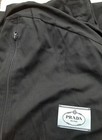 Prada Garment Bag Black Canvas With Logo  26 x62 