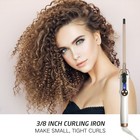 9mm Curling Iron Professional  3 8 Inch Ceramic Inch  Champagne 