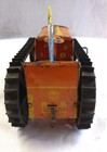 Marx Toy Co  Tin Wind-up Tractor With Homemade Driver Works Metal Vintage 