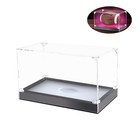 Us Acrylic Football Display Case With Adjustable Led Clear Ball Holder Full Size