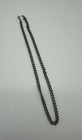 Phiten Titanium Necklace 50cm Silver Lightweight Unisex Jewelry