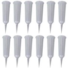 Grave Flower Holder For Cemetery Vases With Spikes Flower Plastic Vase 12 Pack