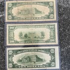 Crystal  Falls Michigan National Banknotes 3 Notes Total  2   10 And  1   20