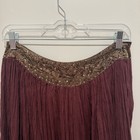Vintage Hippie Boho Skirt Funky People Small Burgundy Nwt