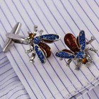Fashion Men Cufflinks 1 Pair Of Shirt Suit Cuff Links Jewelry Rhinestone Classic