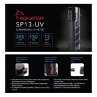 Aquatop Sp13-uv 395 Gph Internal Filter W  13w Uv Sterilizer