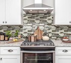 Peel And Stick Backsplash For Kitchen  Backsplash Wall Tiles marble 10 Brown