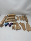 Wooden Train Set Thomas Brio Compatable Track Trains Toy Lot Trains  Switches 32