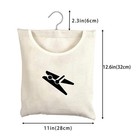 Laundry Clothespin Bag  12 X 11 In Hang On Line 12 6 X 11 Inches  White 