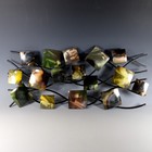 Abstract Modern Mid-century Metal Wall Sculpture Squares