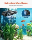 Vevor Aquarium Wave Maker Adjustable Cross Flow Pump With Controller 25w1428 Gph