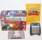Pokemon Stadium N64 - Big Box Authentic Complete Cib Transfer Pak Nintendo 64