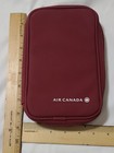 Air Canada Airlines Travel Amenity Kit Bag Size Small Red Portable Organizer Euc