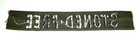 Original Vietnam War Theater Made Subdued  stoned-free  Novelty Tape Patch