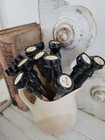 Fab  5 Early 1930s Antique Himner s Pump Organ Pulls Stops Organ Parts Decor 
