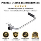 Ergonomic Weeder Trimmer Handle Auxiliary Grip String Trimmer Brush Cutter Tools