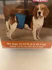 Dog Washable Reusable Male Wrap Urination Diaper Top Paw Size Medium New