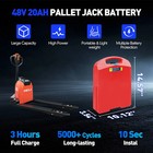 48v 20ah Lifepo4 Battery For Electric Pallet Jack Heli jiali Dc20 Cbd18 20j-li3