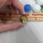 Lot Of 25 Assorted Glass Marbles Vintage Swirl Cat Eye Shooter Game Toy