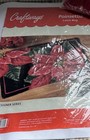 Craftways Poinsettia  Designer Series Latch Hook Rug  Kit 554917 50   x30   