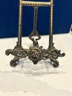 Antique Vintage Brass Book Easel Stand Bible Music Holder Art Stand Tabletop
