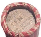 Wheat Penny Roll Older Cents Crimped Sealed With Key 1865 Indian Head Cent  5