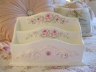 Shabby Chic Style Hand Painted Letter Organizer holder