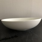 Front Of The House Slanted Serving Bowl White Porcelain 13   x9 5    Oval