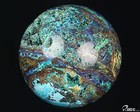 4 1  Azurite   Malachite Hand Carved Crystal Ball sphere  Crystal Healing