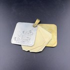 Antique Sterling   Ivory Date Or Note Book With Floral Engraving