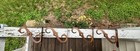 4 Vintage Style Hammered Iron Shelf Brackets S Scroll Corbels Rustic Bronze    