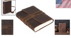 Handmade Genuine Leather Journal  7  X 5  Vintage Travel Notebook With 240 Pages