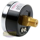 1 4  Npt 2  Vacuum Air Pressure Gauge -30 0 30 Psi Center Back Mount