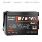 Humsienk Bluetooth 12v 314ah 300ah Lifepo4 Lithium Battery Solar Energy Storage