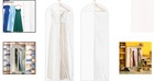 Protective 65-inch Clear Garment Bags - Breather Bags For Long Dresses  2 Pack 