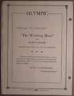 1921 Omalley Of The Mounted Movie Herald Wm S Hart Olympic Theater B2-119