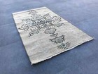 Turkish Antique Rug Bohemian Area Rug Oushak Rug Vintage Rug Handmade Wool Rug