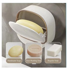 Soap Dish With Drainage Box  Wall Mounted Soap Holder For Shower