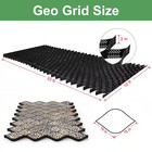 10 Ft  X 33 Ft  X 2 In  Plastic Ground Geo Grid Erosion Control Geocell For Gent