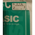 Juzo Basic Knee High Compression Stockings 30-40 Mmhg Ribbed Khaki Ad Iv